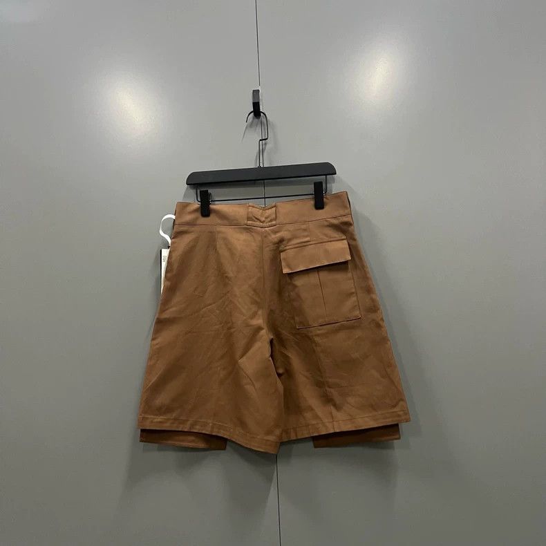 Dior Dior Brown lock-locked workwear shorts 2502-Nextarrow Size US 30 / EU 46 - 2 Thumbnail