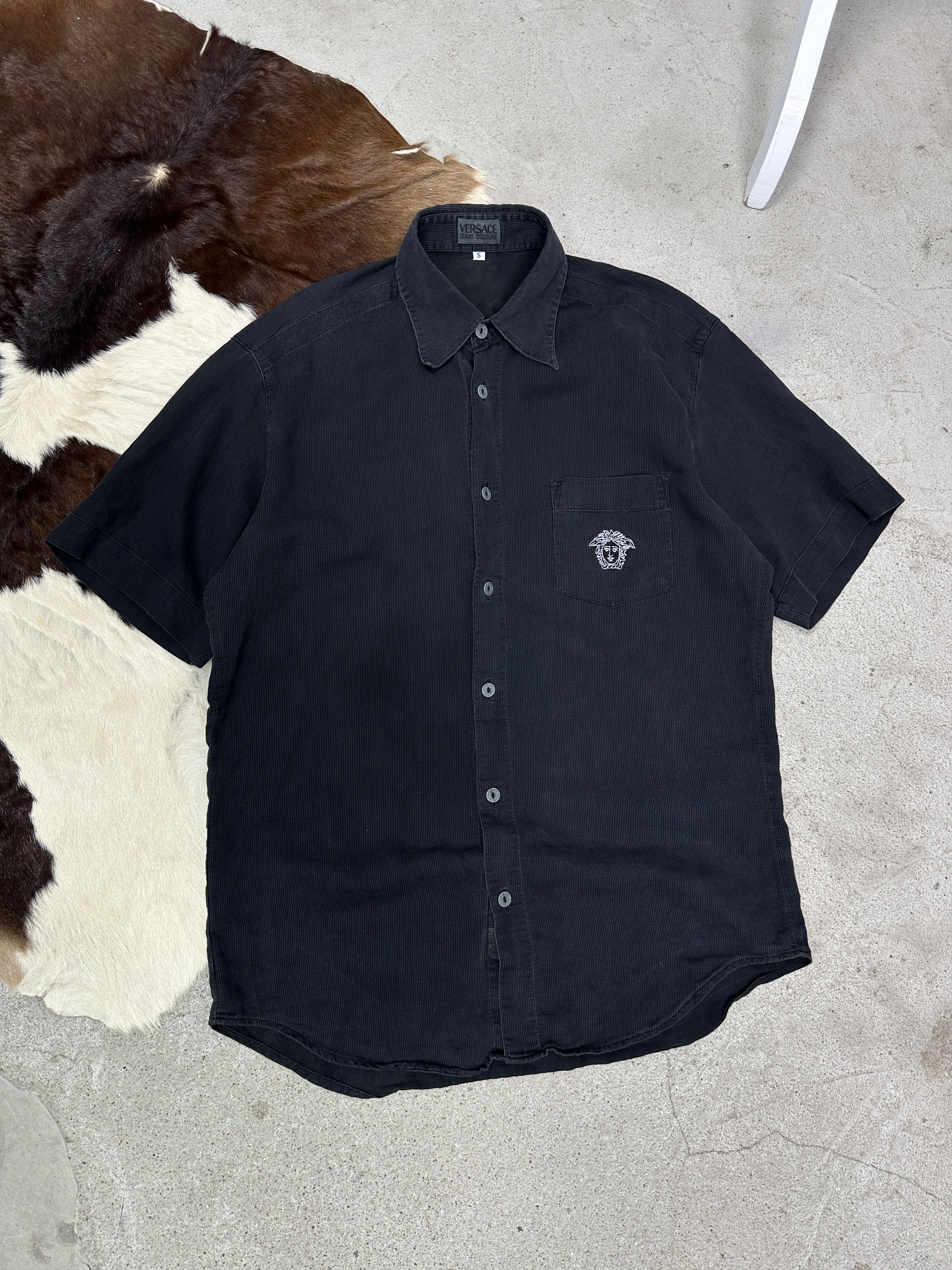 Vintage Casual Elegant Old Money Preppy Versace Shirt 90s