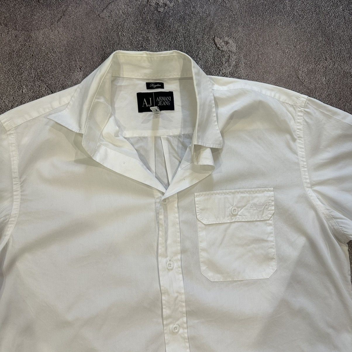Armani Armani Jeans Short Sleeve Shirt Size M-L Size US M / EU 48-50 / 2 - 4 Thumbnail