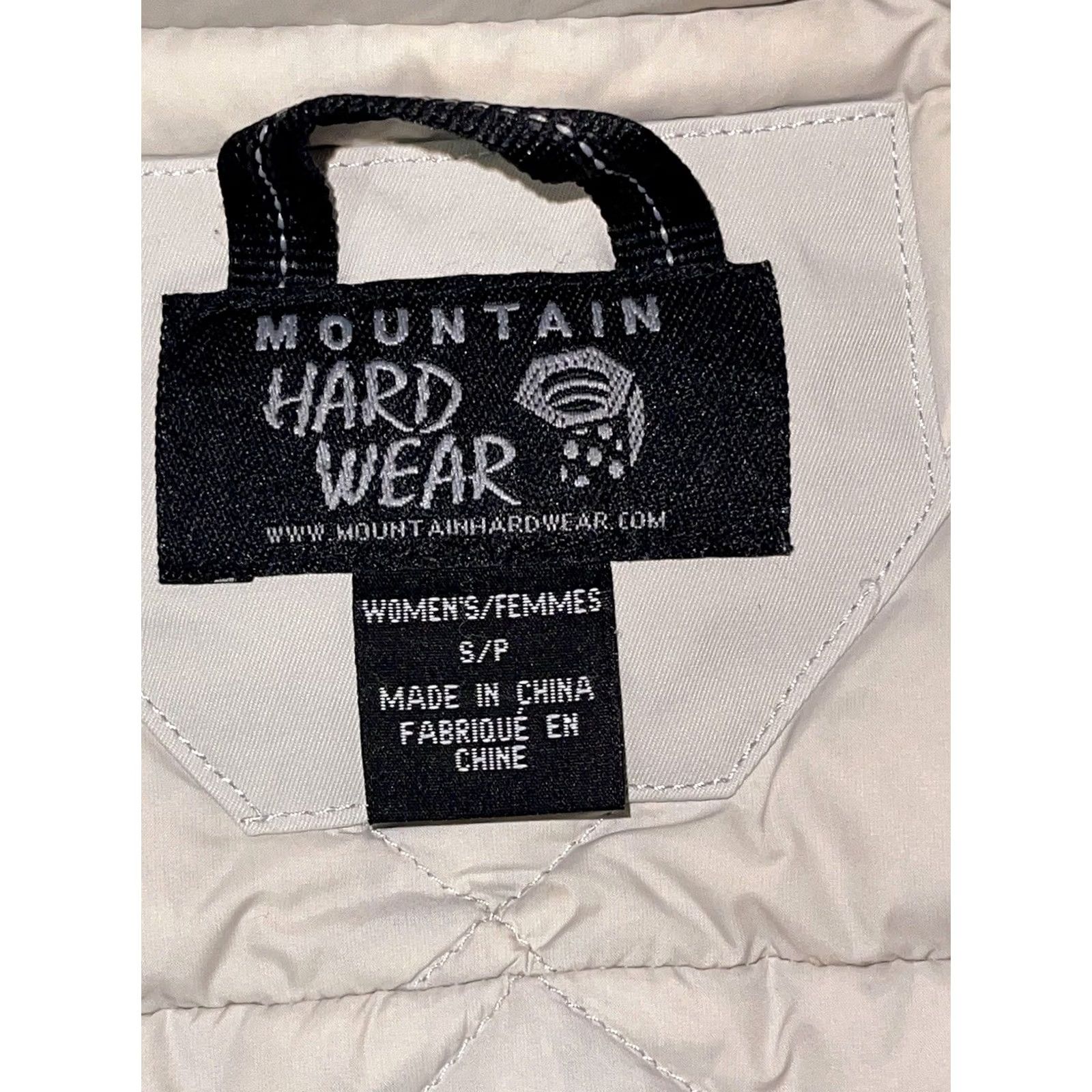 Mountain Hardwear Mountain Hard Wear Women’s Puffer Parka Jacket Long Hooded Beigy 80% Down 20% Feather Regular S Coat Size S / US 4 / IT 40 - 4 Thumbnail