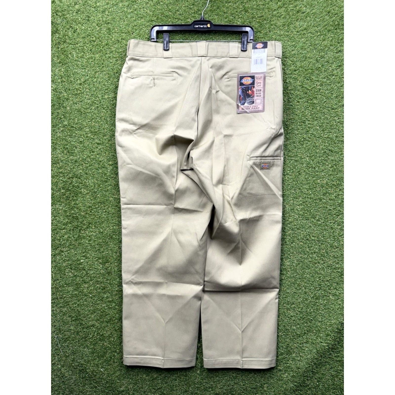 Dickies Dickies Pants Mens 42x32 Canvas Workwear 85283 Beige Straight Relaxed Front Zip Pocket Size US 42 / EU 58 - 2 Thumbnail