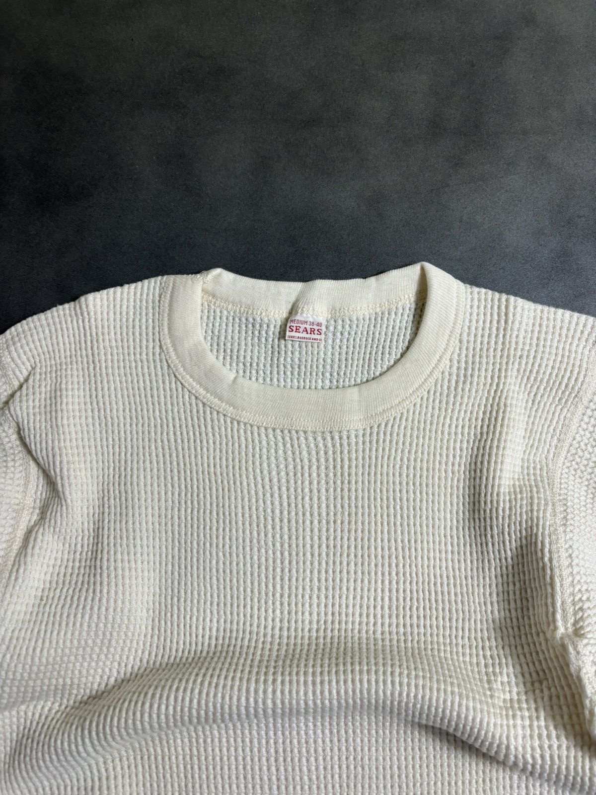 Sears × Vintage Deadstock 1960s Thermal Longsleeve VNTG Roebucks Heavyweight Size US M / EU 48-50 / 2 - 7 Thumbnail