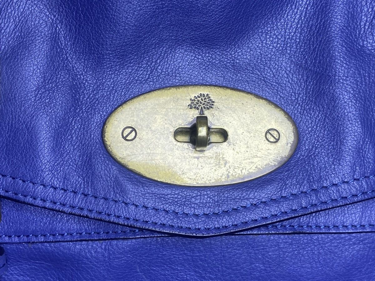 Mulberry Mulberry Alexa Blue Leather Satchel Bag Size ONE SIZE - 7 Thumbnail