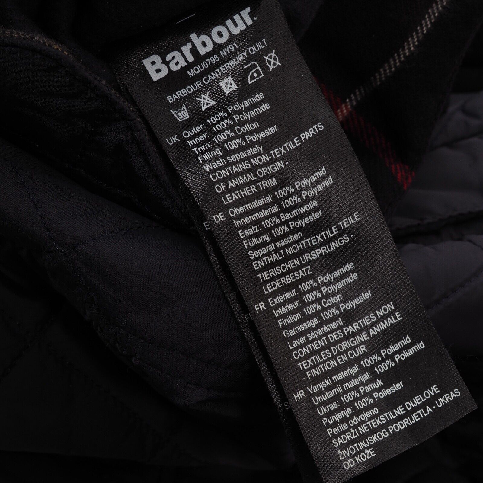 Barbour Barbour Men's CANTERBURY Blue Quilted Jacket Coat Size US XL / EU 56 / 4 - 5 Thumbnail