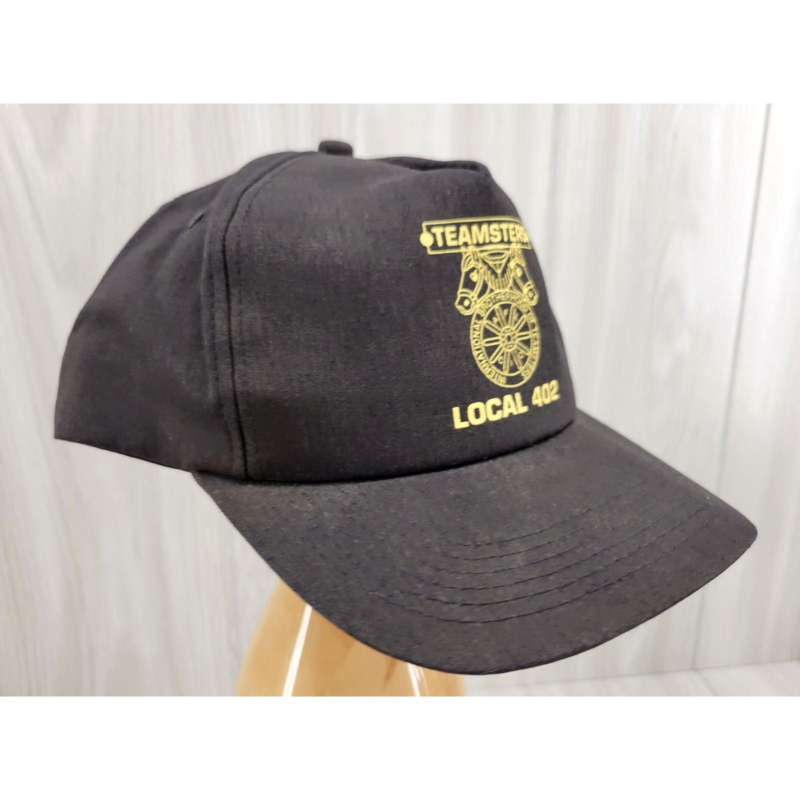 Vintage VINTAGE Legend Trucker Hat Men Local 402 Teamsters IBT Black #3 Adjustable Adjustable Hat Logo Winter Summer Spring Fall Mens Size ONE SIZE - 4 Thumbnail