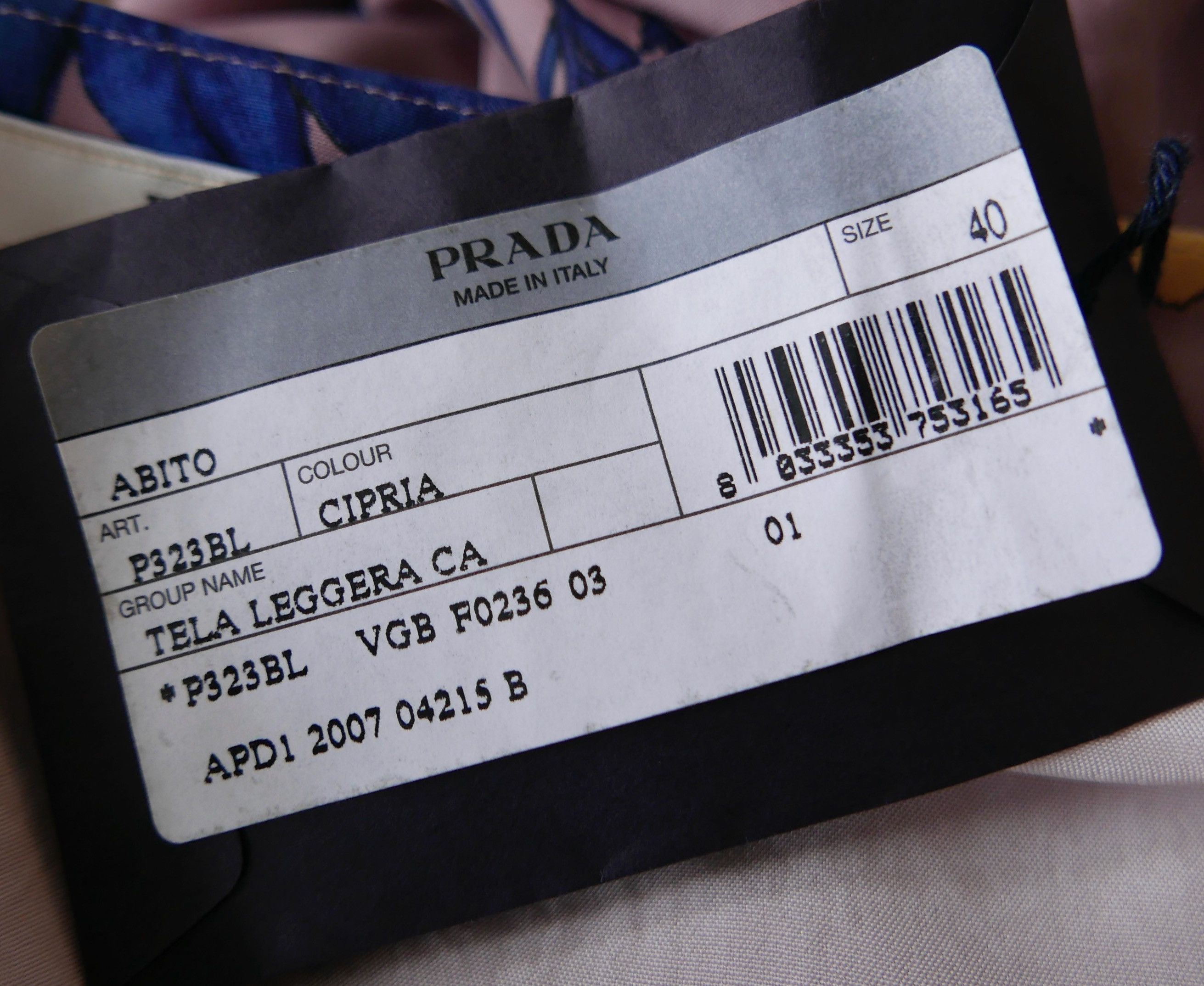Prada Prada Resort 2008 Honeysuckle Print One Sleeve Dress Size XS / US 0-2 / IT 36-38 - 7 Thumbnail