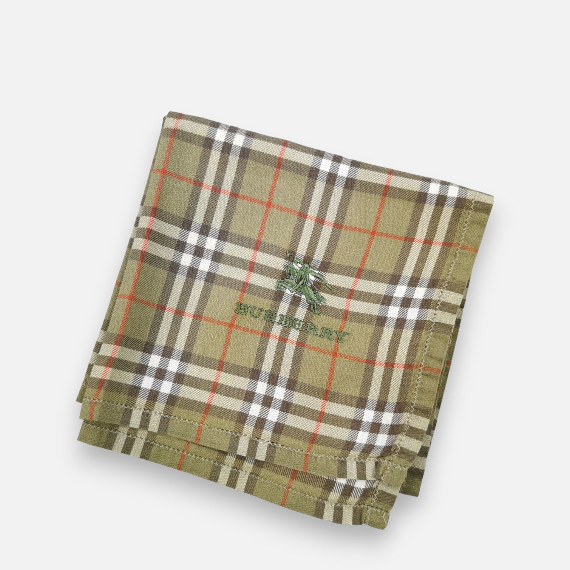 Burberry Vintage Burberry Handkerchief Pocket Square Bandana Size ONE SIZE - 2 Thumbnail
