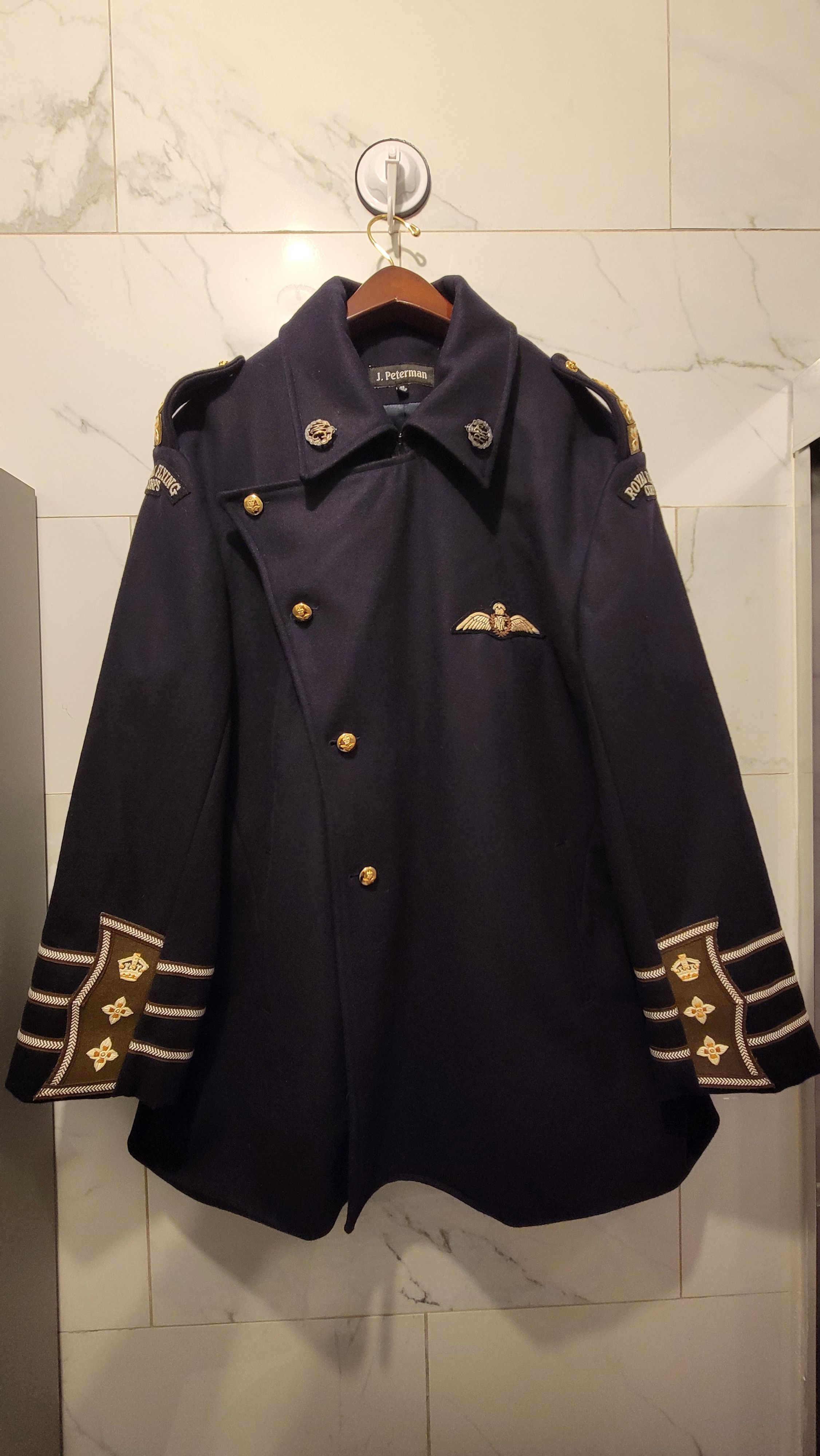 J. Peterman military-inspired Royal Flying Corps (RFC) wool coat Size US M / EU 48-50 / 2 - 1 Thumbnail