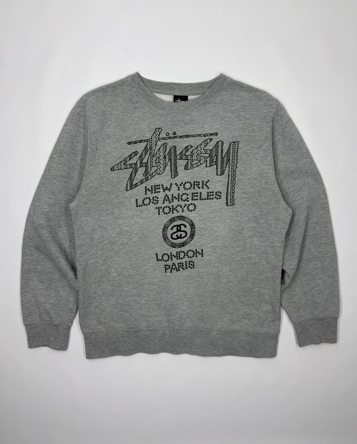 Stussy Stussy World Tour Sweatshirt Size US M / EU 48-50 / 2 - 1 Thumbnail