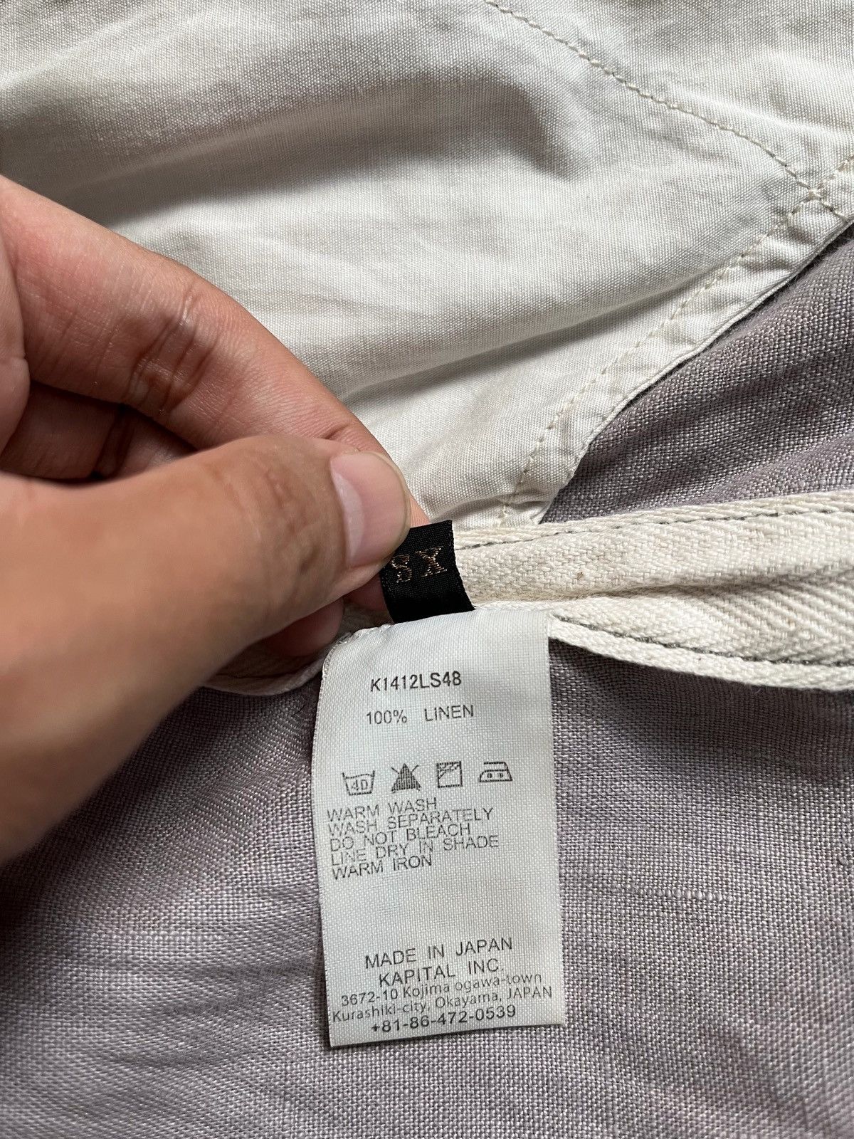 Kapital Kapital Linen 3/4 Wide Leg Pants Size US 28 / EU 44 - 12 Thumbnail