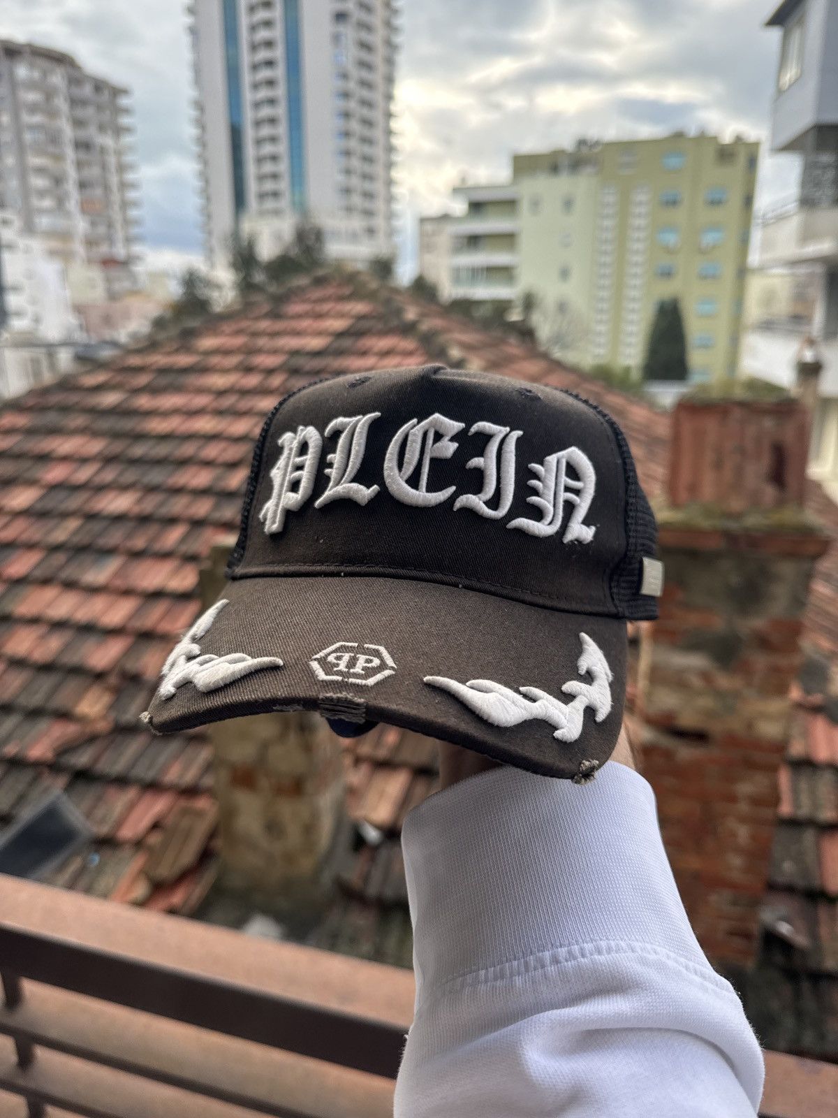 Philipp Plein BASEBALL CAP GOTHIC PLEIN Size ONE SIZE - 1 Thumbnail