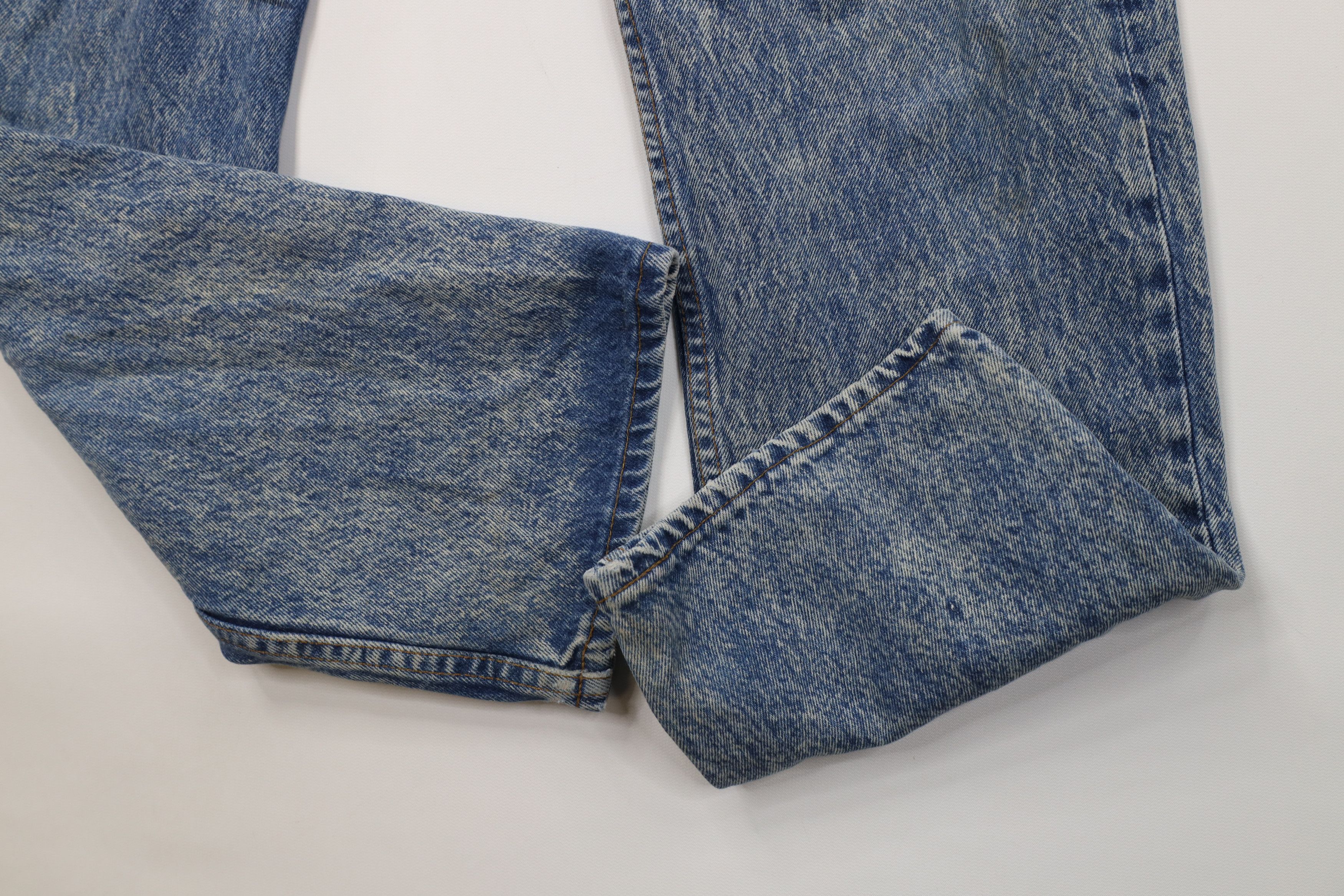 Levi's Vintage 80s Levis 501xx Wash Straight Leg Jeans Blue USA Size US 32 / EU 48 - 6 Thumbnail