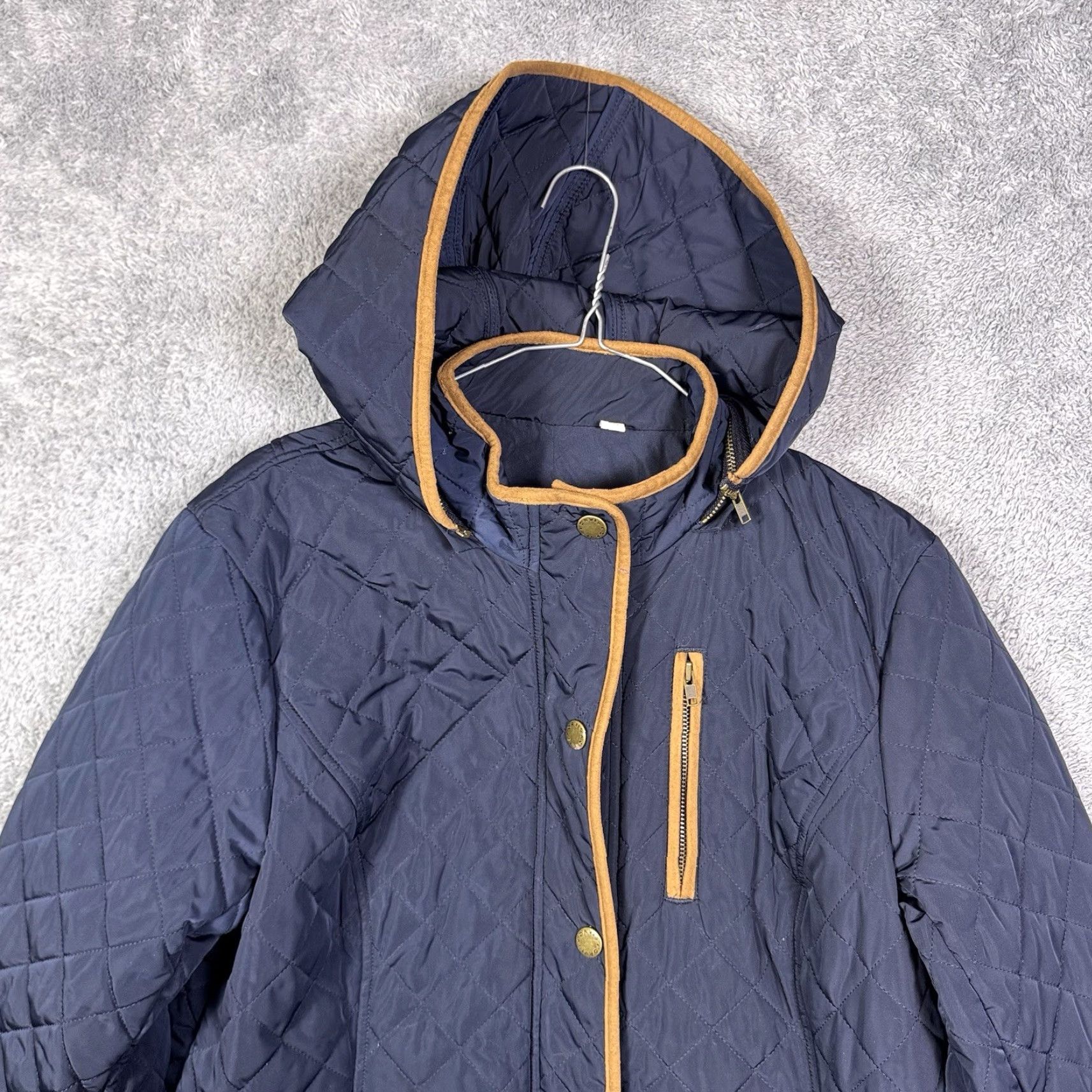 Orvis Orvis Jacket Womens L Diamond Quilted Barn Puffer Parka Thinsulate Equestrian Size L / US 10 / IT 46 - 3 Thumbnail