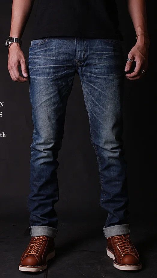 Edwin Edwin SK505S Japan Selvedge Jeans Pants Size US 33 - 2 Thumbnail