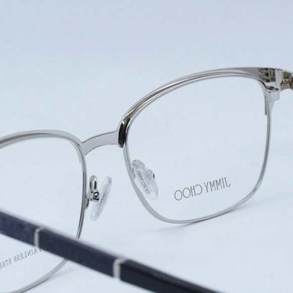 Jimmy Choo Jimmy Choo JC192 0003 00 Eyeglasses Matte Black/Silver 54mm Size ONE SIZE - 5 Thumbnail