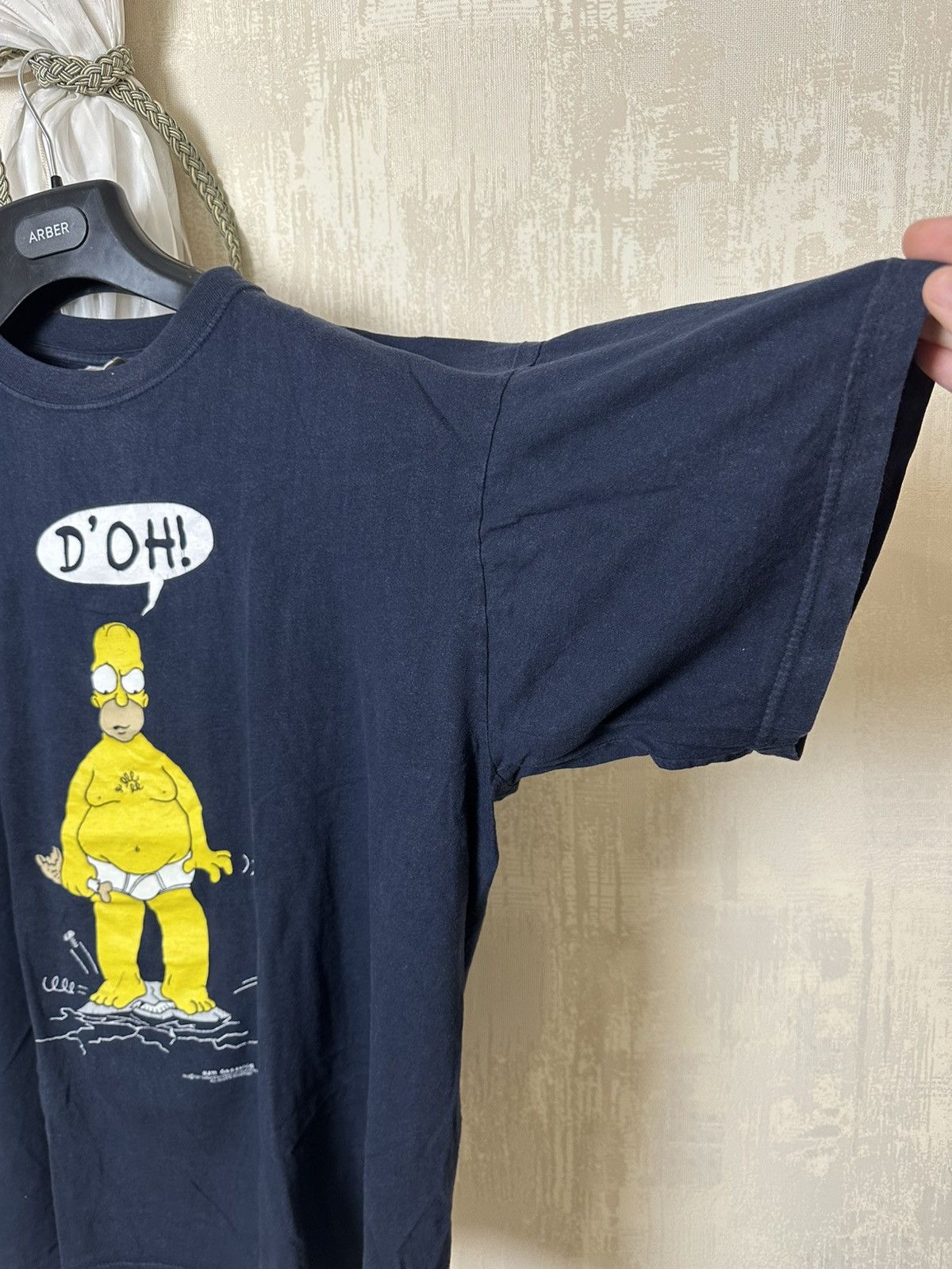 The Simpsons 🔥 1997 The Simpsons Homer Bart Cartoon USA Movie TV Shirt Size US XL / EU 56 / 4 - 8 Thumbnail