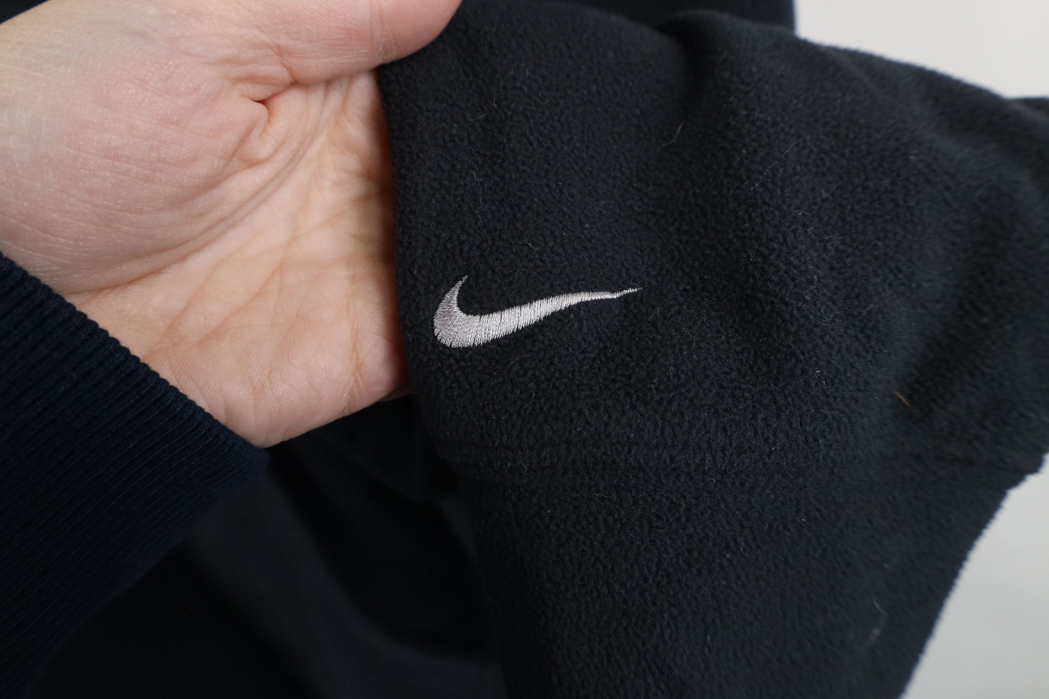 Nike × Vintage Vintage Nike Mini Swoosh Ohio State University Fleece Hoodie Size US XXL / EU 58 / 5 - 7 Thumbnail