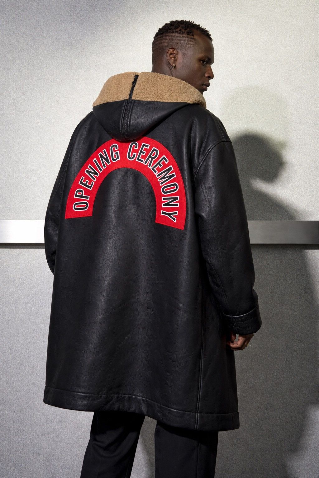 Opening Ceremony Opening Ceremony Global Varsity Leather Coat (L) – Rare Size US L / EU 52-54 / 3 - 1 Thumbnail