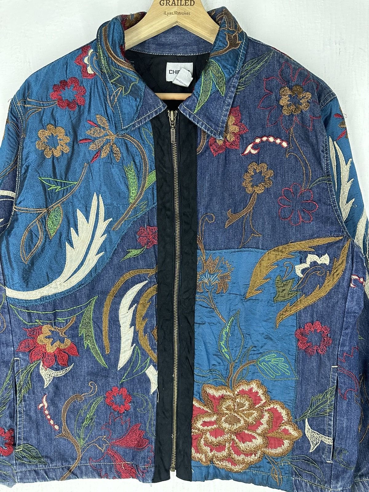 Edition Japan Vintage Chico’s Over Patches Embroidery Jacket Size US M / EU 48-50 / 2 - 4 Thumbnail