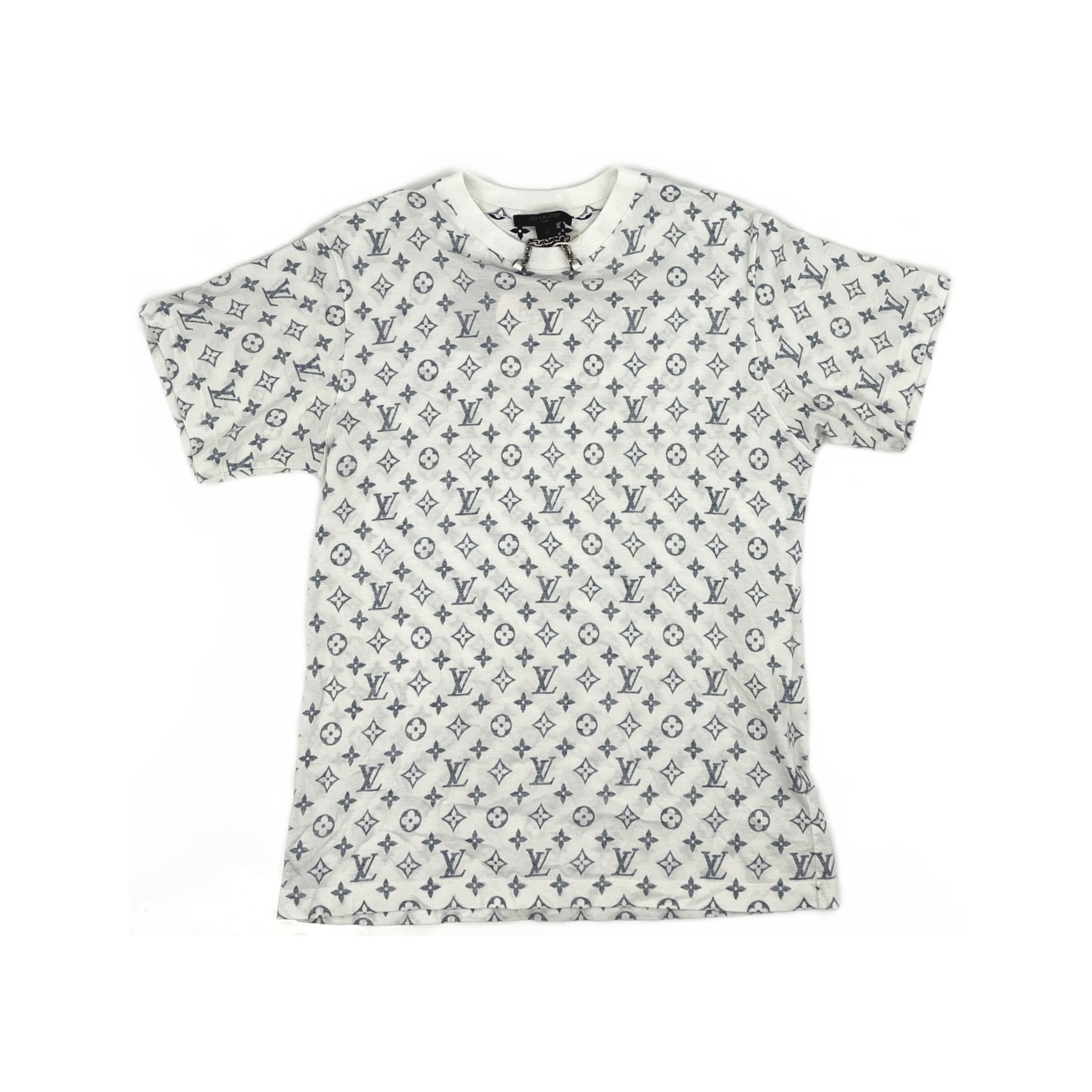 Louis Vuitton Louis Vuitton Monogram Chain T-Shirt Size M Size US M / EU 48-50 / 2 - 1 Thumbnail