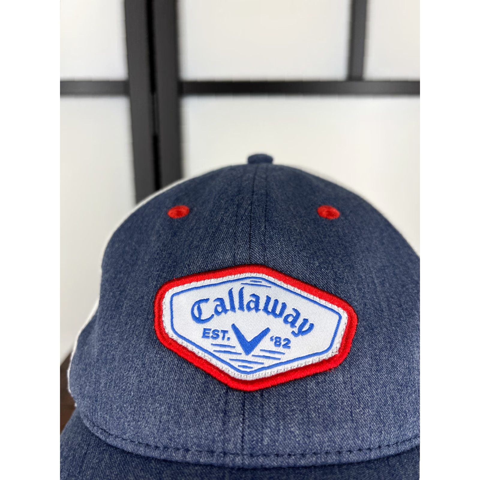 Callaway Callaway Hat Cap Strap Back Adult Blue Golf Logo Adjustable, Lightweight, Stretch Men Trucker Polyester Blend Size ONE SIZE - 2 Thumbnail