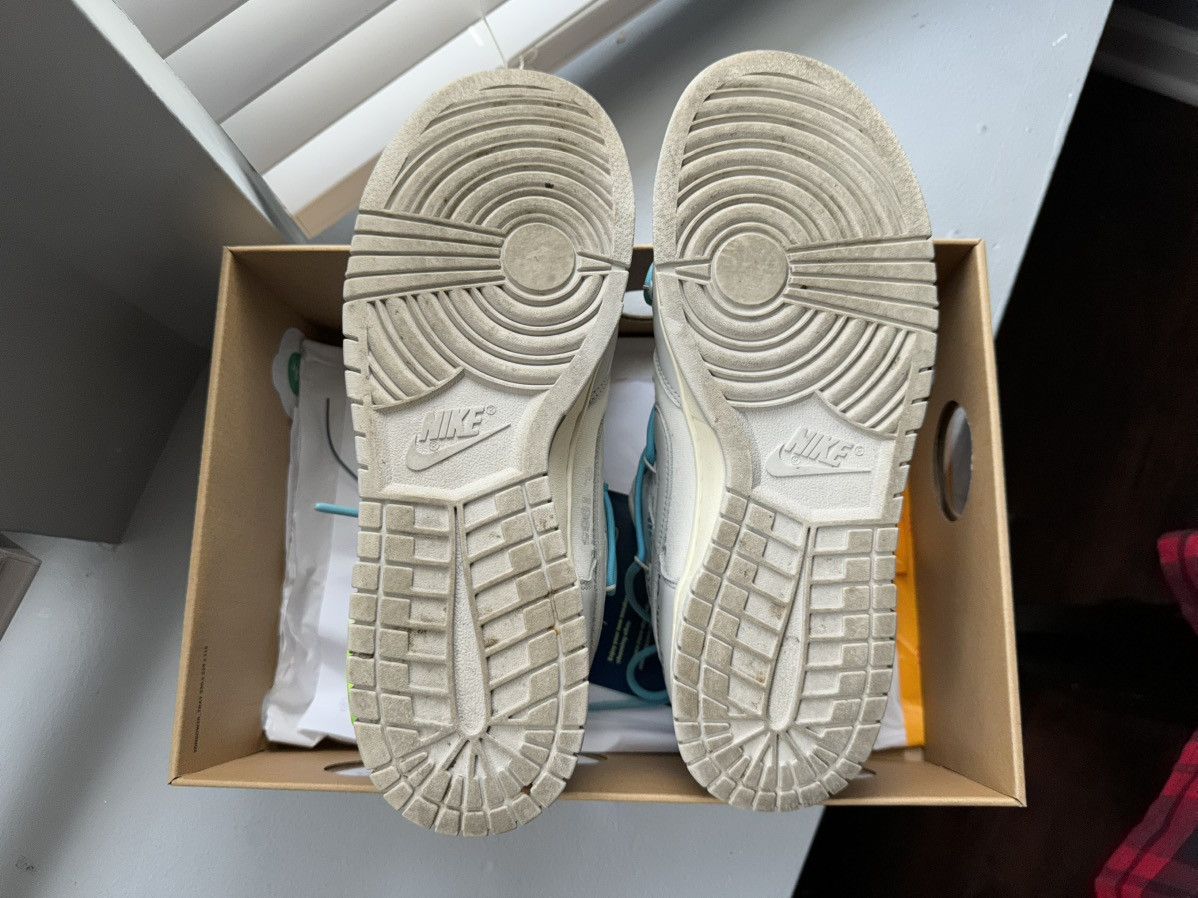 Nike × Off-White Off-White Nike Dunk 50 Lot Size US 9.5 / EU 42-43 - 14 Thumbnail