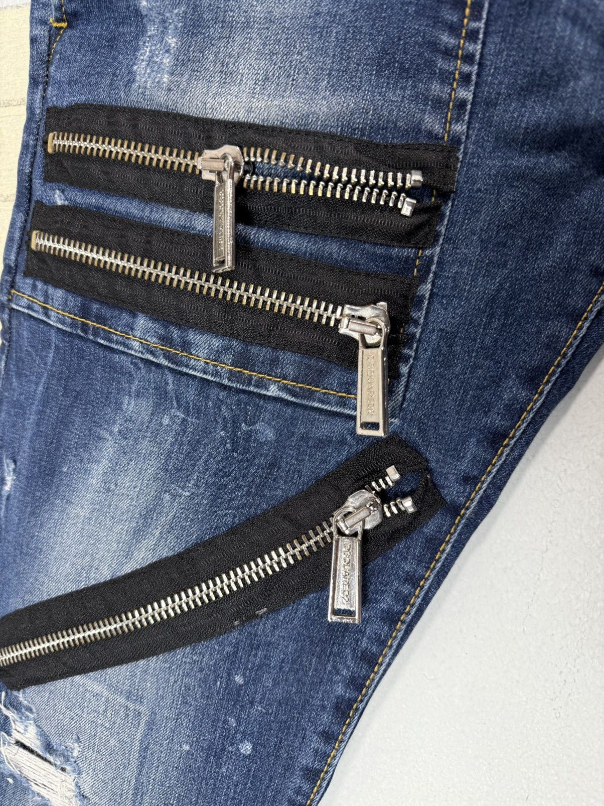 Dsquared2 Dsquared2 Zip Multipocket Denim Pants Jeans Drill Dripp Uk Size US 32 / EU 48 - 6 Thumbnail