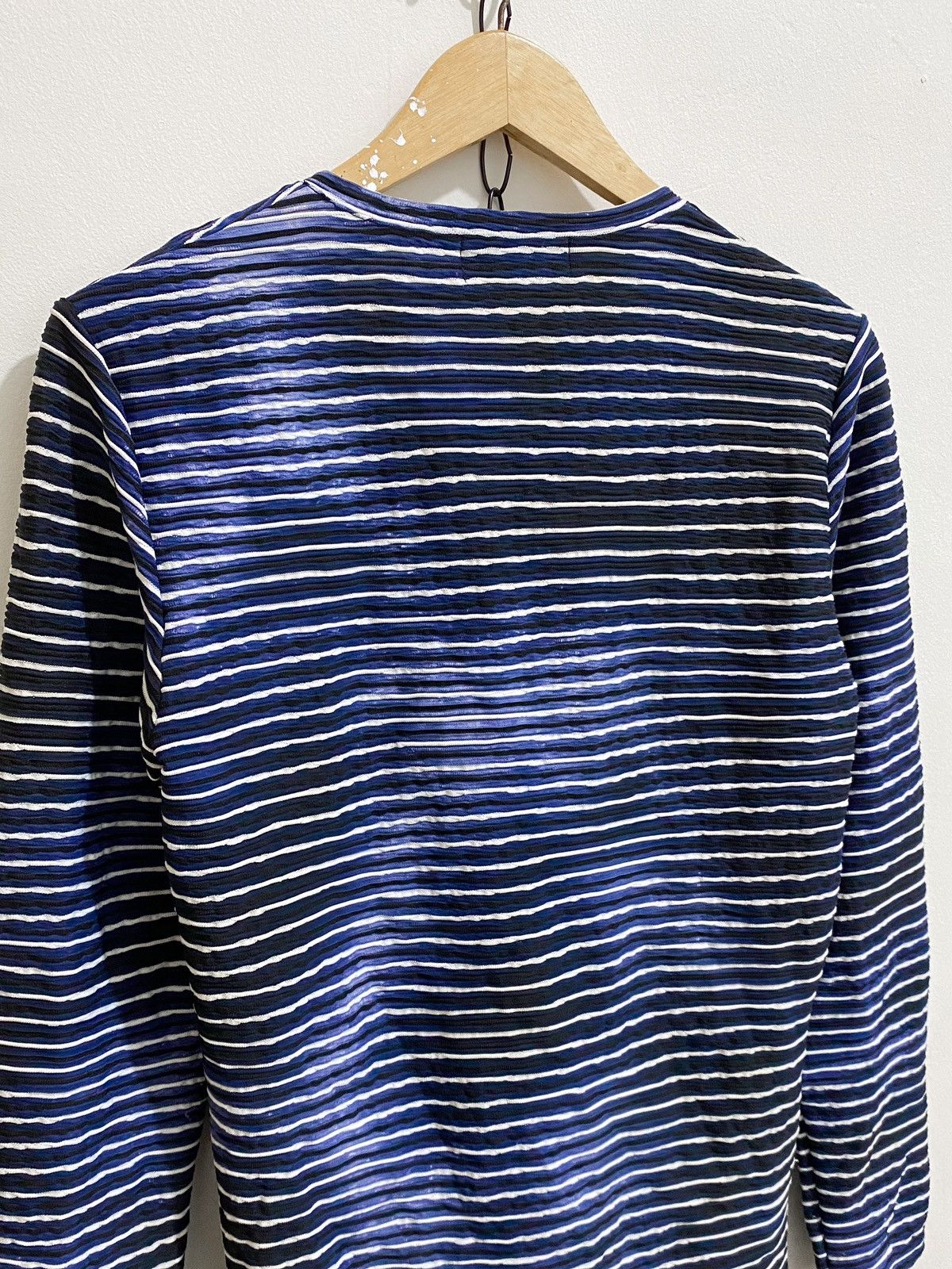 If Six Was Nine Tornado Mart Pleats Distreseed Long Sleeve Tee Size US M / EU 48-50 / 2 - 7 Thumbnail