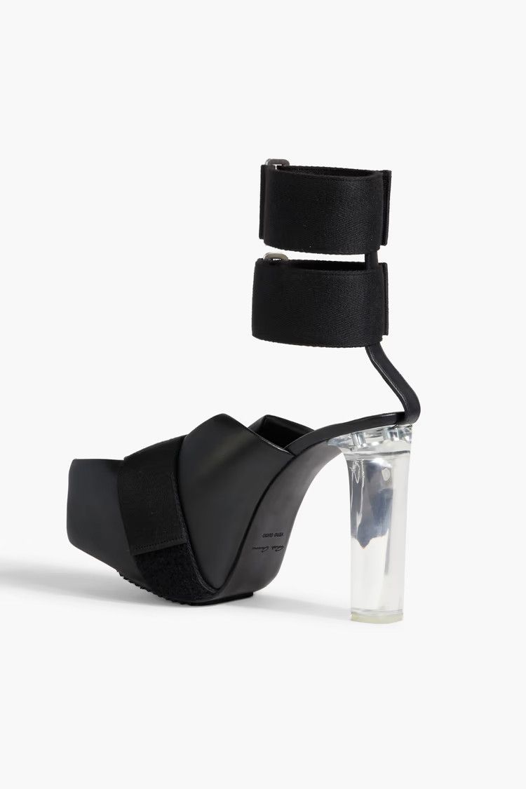 Rick Owens o1y0126 Ankle Strap Sandals in Black Size US 9 / IT 39 - 2 Thumbnail