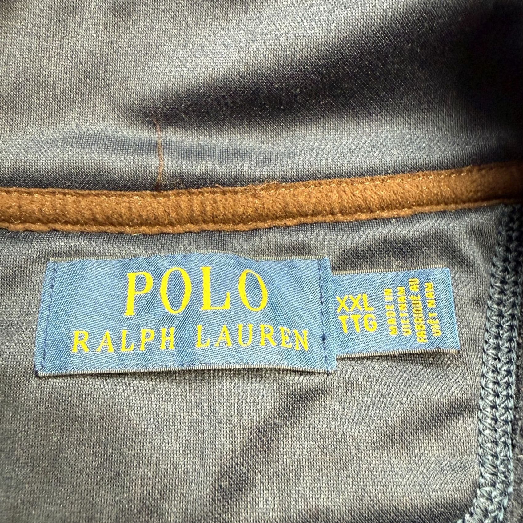 Polo Ralph Lauren Polo Ralph Lauren Vest Men 2XL Navy Blue Zip Jacket Windbreaker Polo Pony Travel - Blue, Full Zip, Lined, Pockets, Regular Fit Size US XXL / EU 58 / 5 - 3 Thumbnail
