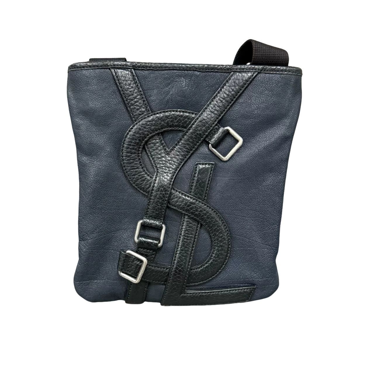 Yves Saint Laurent Yves Saint Laurent Leather Logo Crossbody Bag Size ONE SIZE - 1 Thumbnail