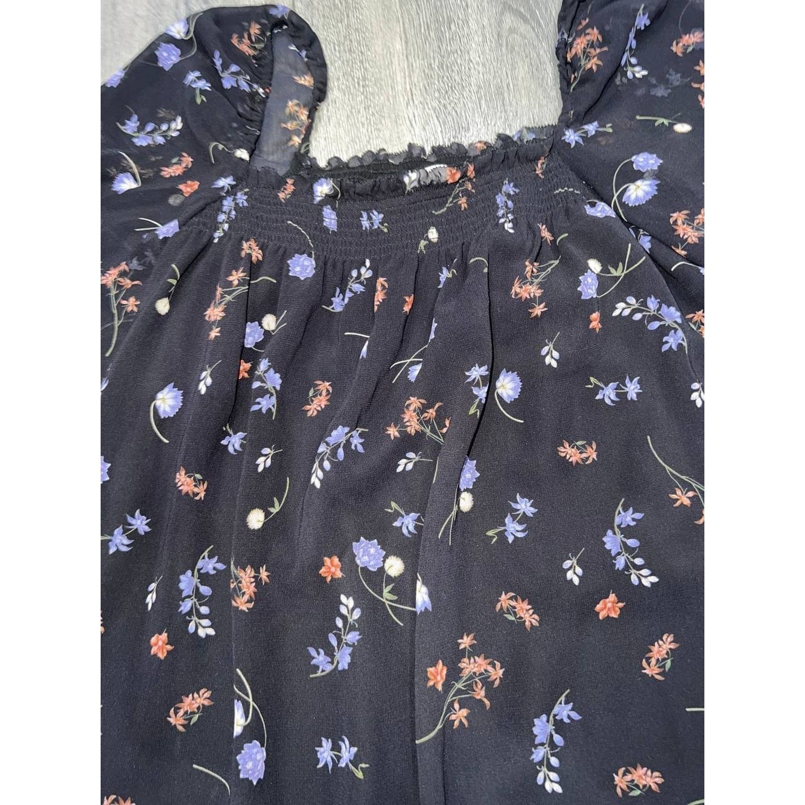 & Other Stories Aritzia Wilfred Alana Spring Dress Small Black A003234 Size S / US 4 / IT 40 - 4 Thumbnail