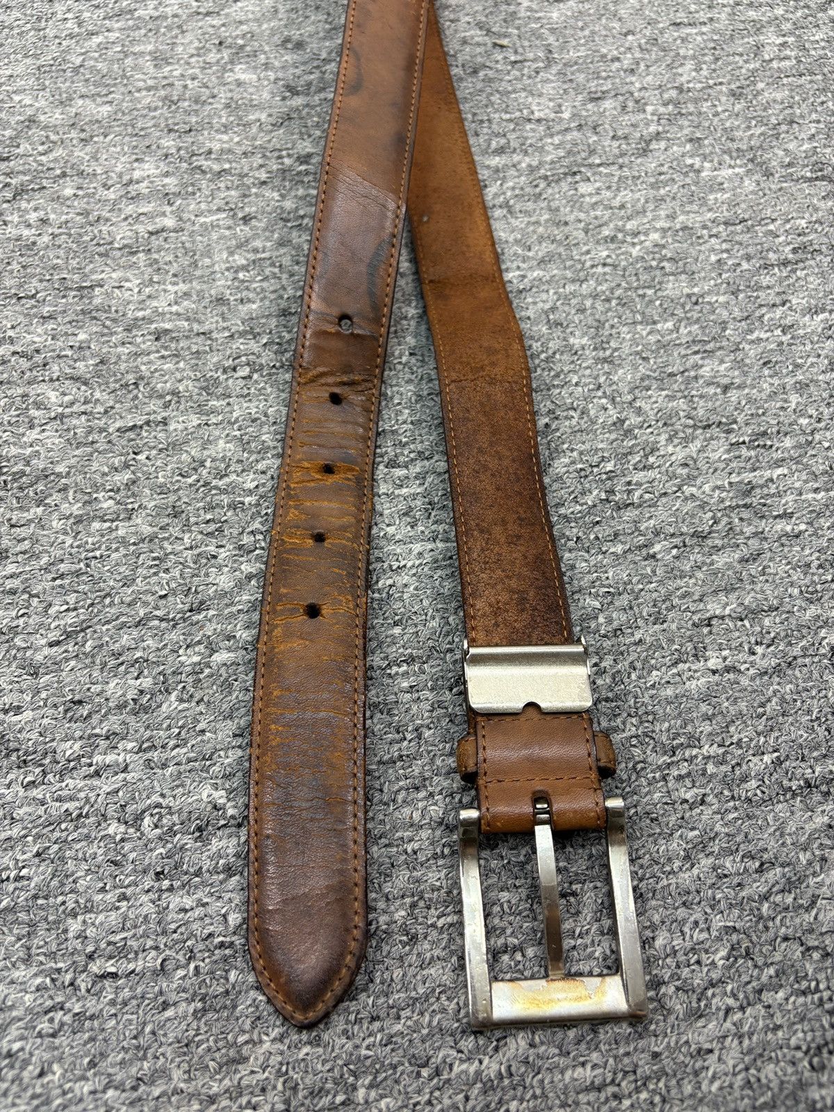 Yohji Yamamoto Vintage Sacsny Y’Saccs by Yohji Yamamoto Leather Belt Size ONE SIZE - 5 Thumbnail
