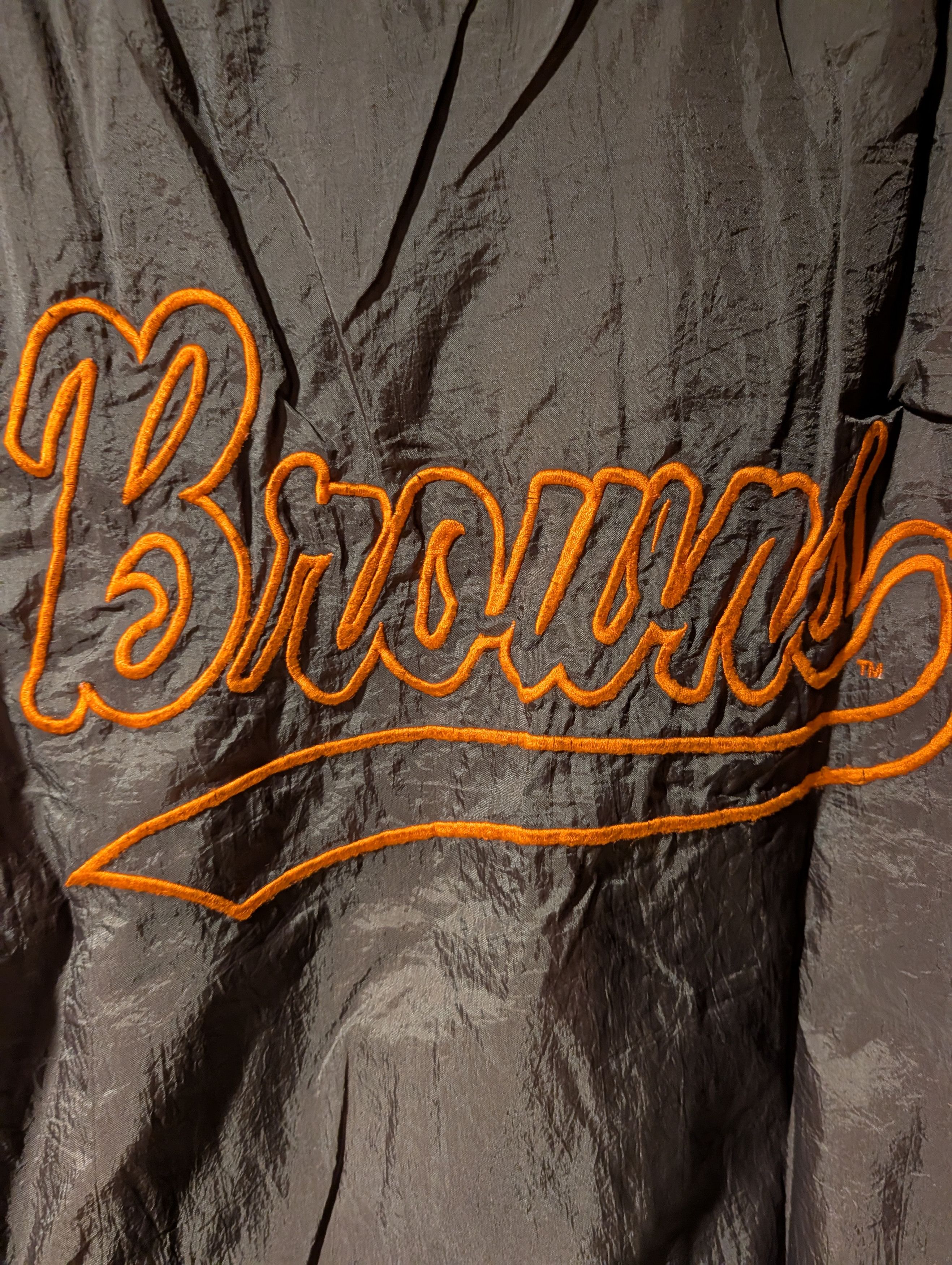 NFL Vintage Cleveland Browns Competitor Windbreaker Full Zip NFL Size US M / EU 48-50 / 2 - 2 Thumbnail
