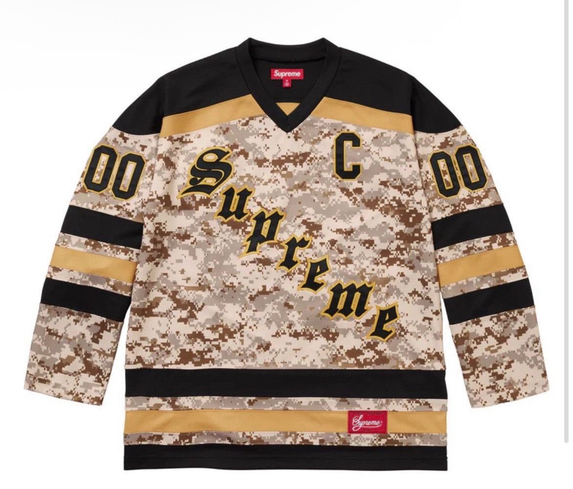 Supreme Supreme Fire & Ice Hockey Jersey Camo Size Large Size US L / EU 52-54 / 3 - 4 Thumbnail