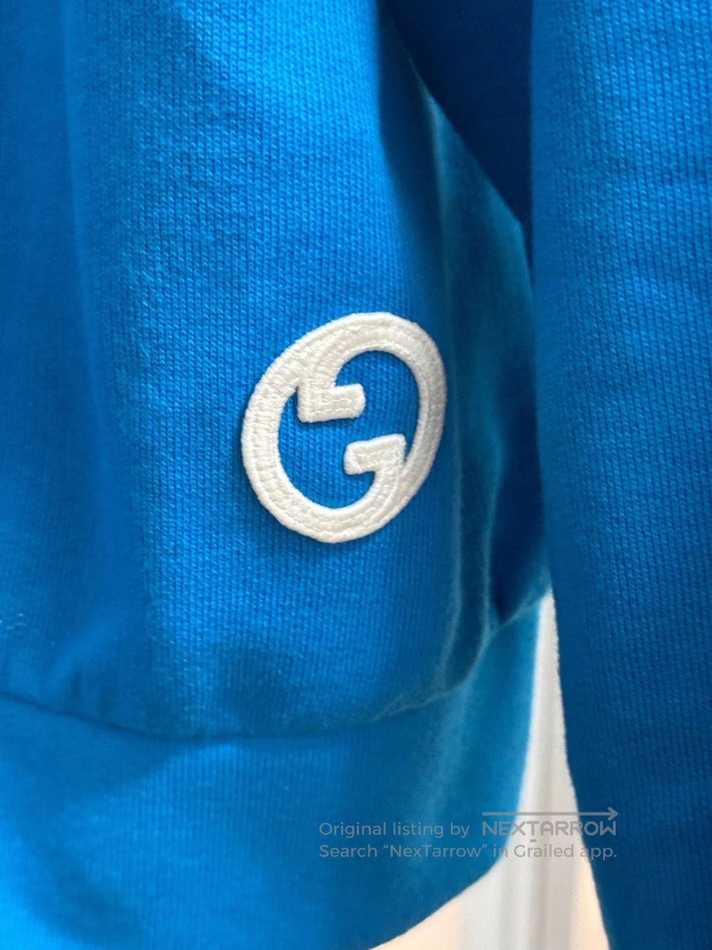 Gucci gucci blue sweatshirt with shoulder details. Size US XS / EU 42 / 0 - 3 Thumbnail