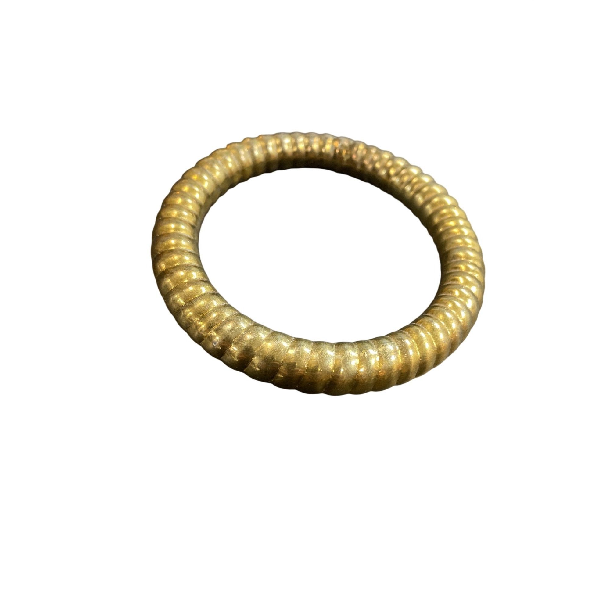 Other Set Of 4 Vintage Brass Bangles With Textured & Smooth Design Size ONE SIZE - 3 Thumbnail