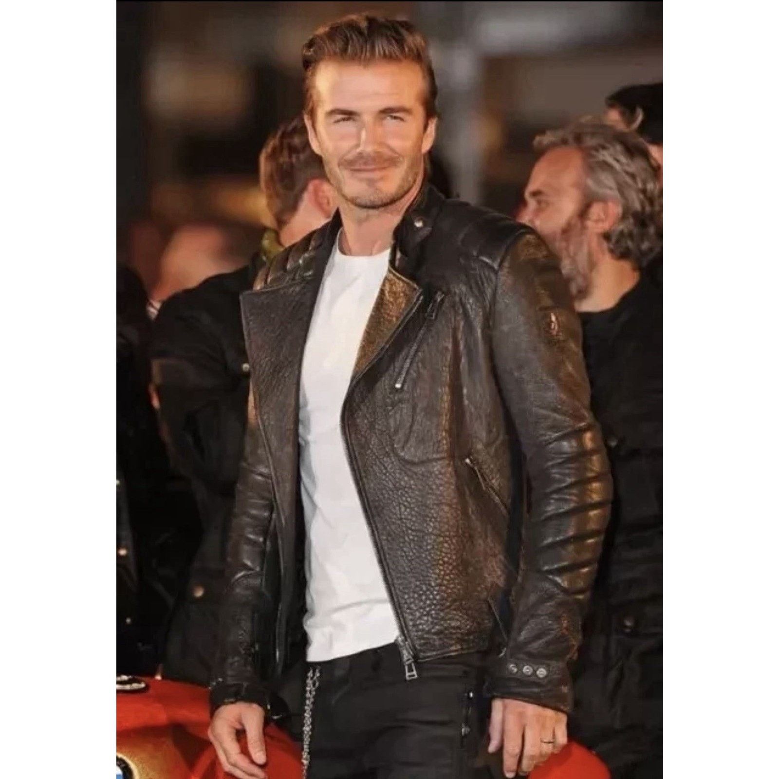 Belstaff × Leather Belstaff Black Biker Moto Kendal Leather Jacket Sz 56 Size US XXL / EU 58 / 5 - 1 Thumbnail