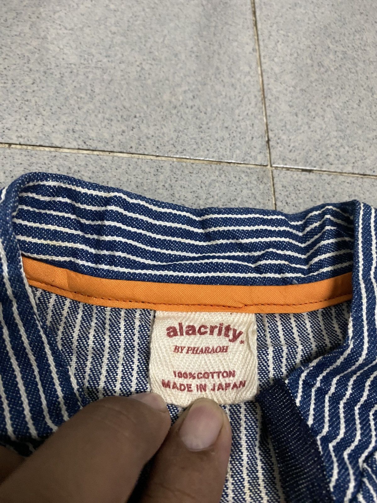 Japanese Brand × Vintage Vintage Alacrity by pharaoh hickory longsleeve Size M / US 6-8 / IT 42-44 - 3 Thumbnail