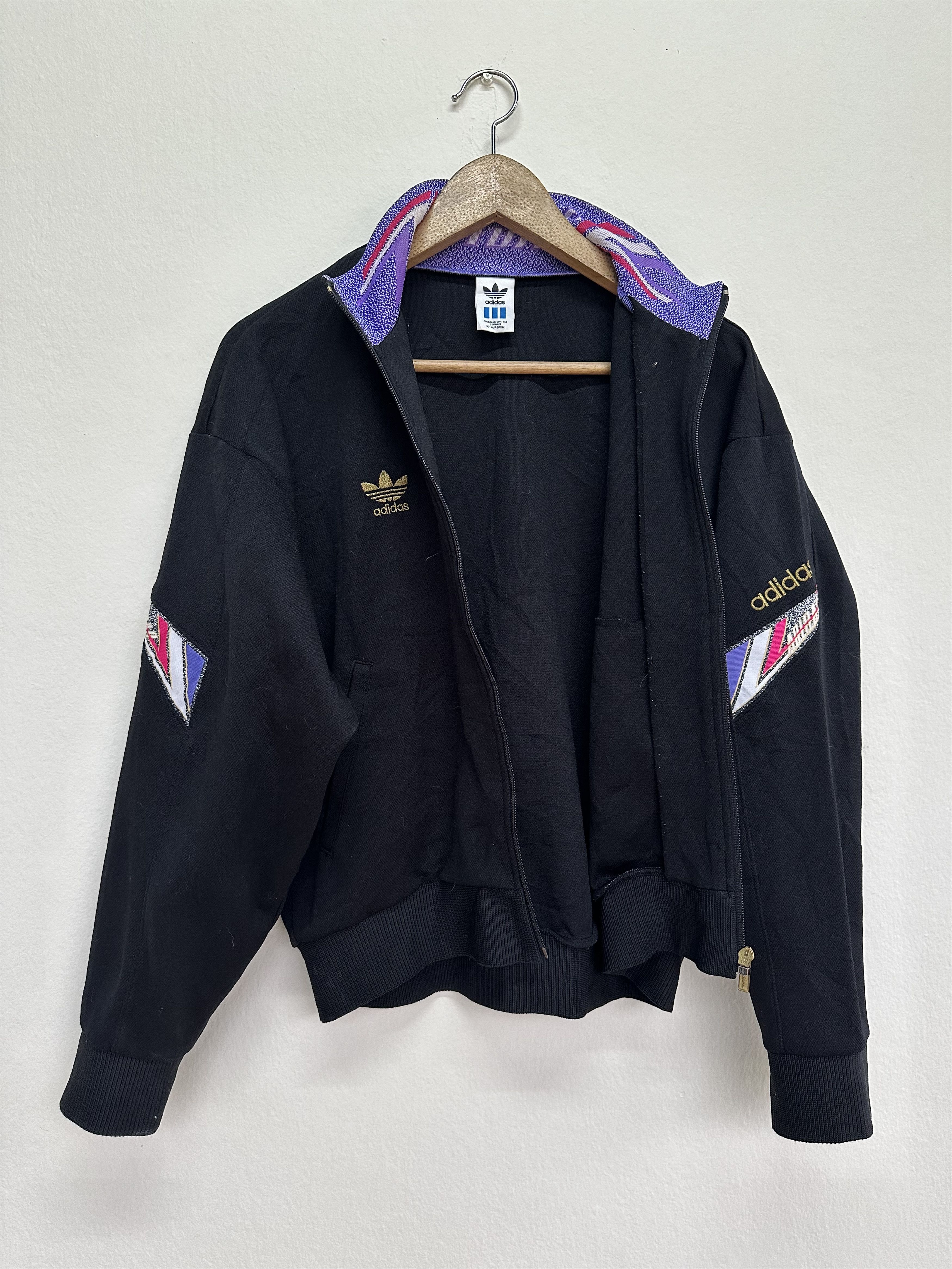 Adidas Rare!! Vintage 90s Adidas Jaspo Sweatshirt Size US M / EU 48-50 / 2 - 2 Thumbnail