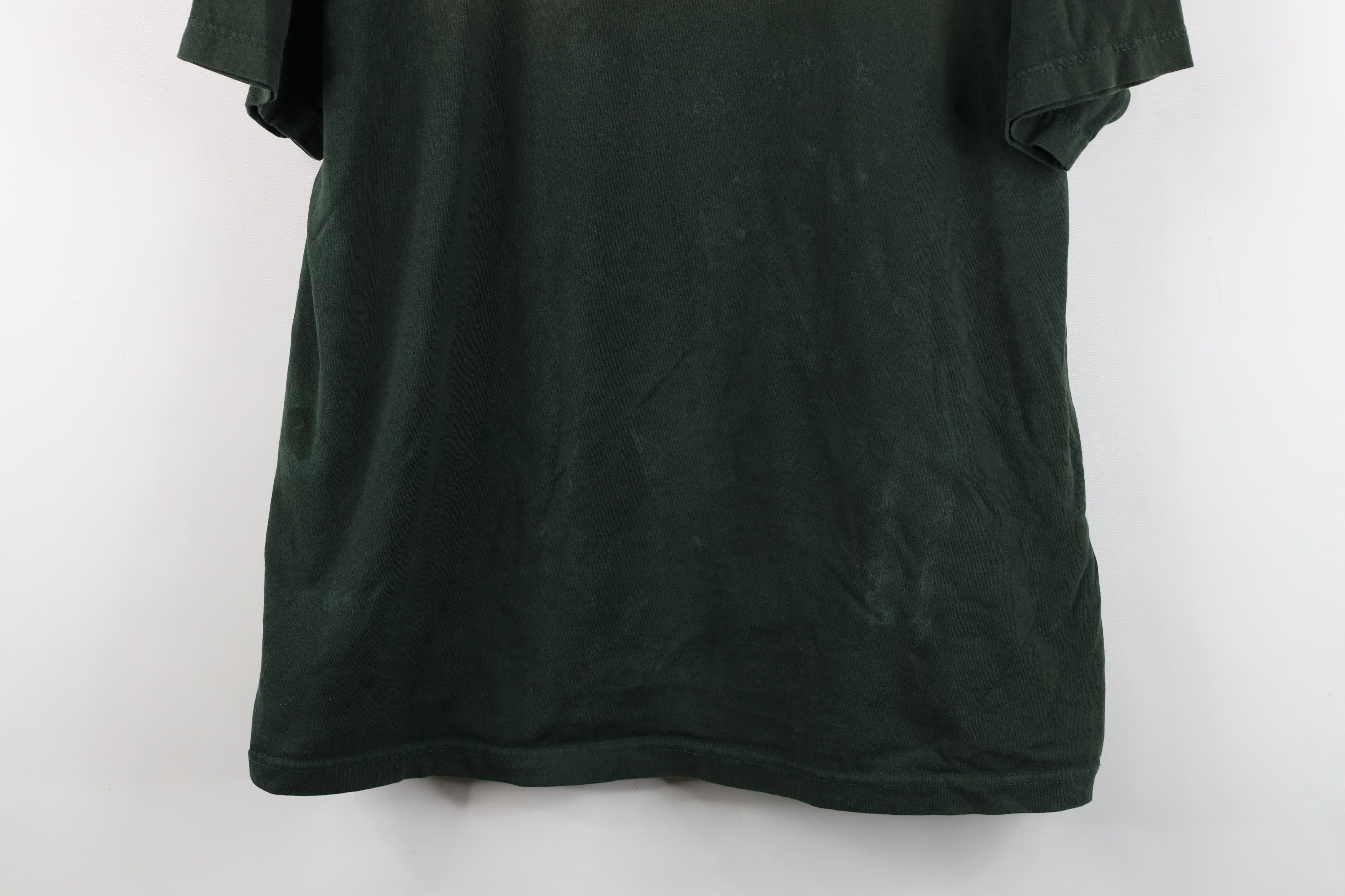Vintage Vintage 90s Spell Cleveland State University T-Shirt Green Size US XL / EU 56 / 4 - 3 Thumbnail