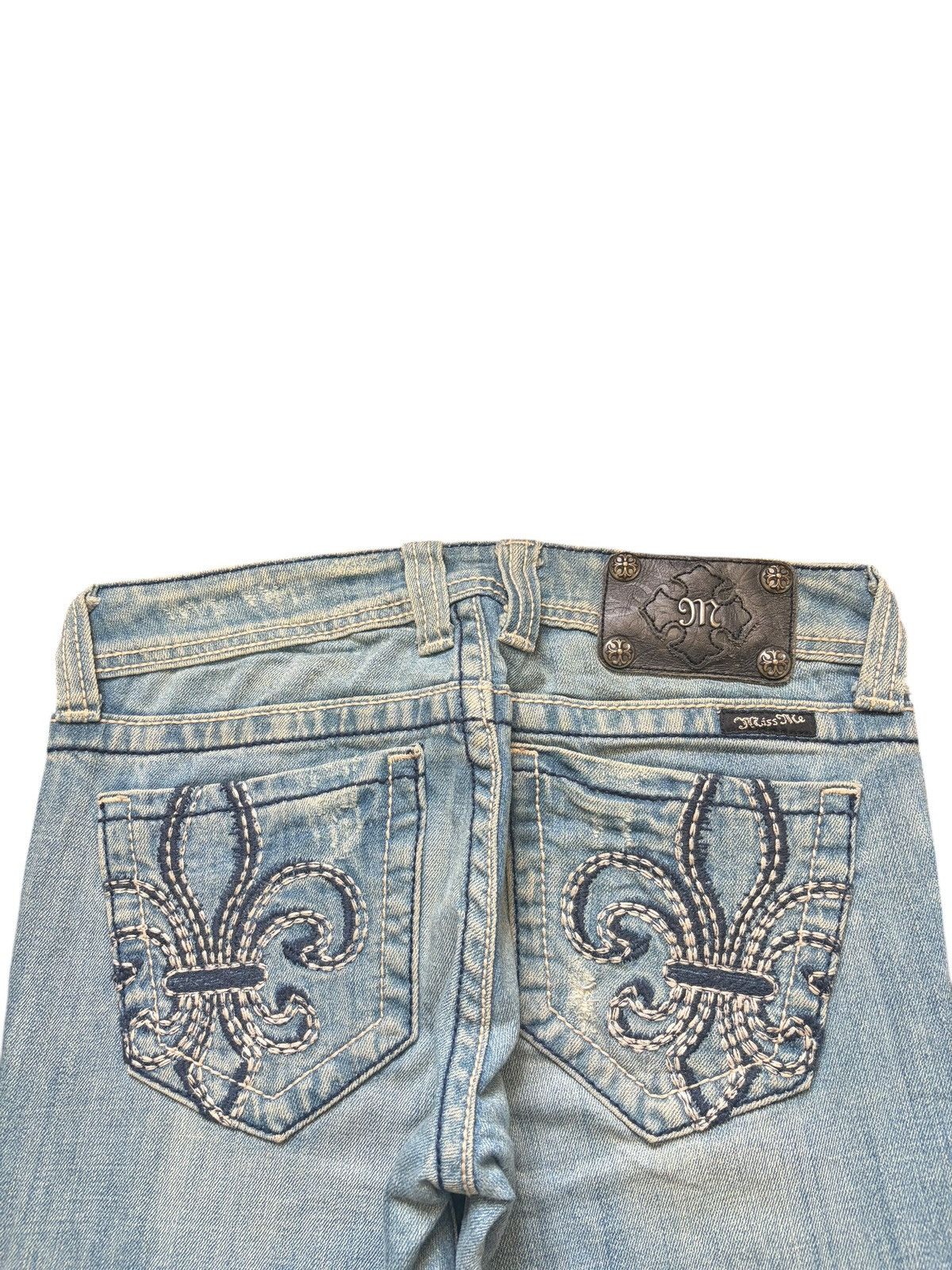Miss Me Vintage Miss Me Mud Wash Distressed Flare Jeans Size 29" - 4 Thumbnail