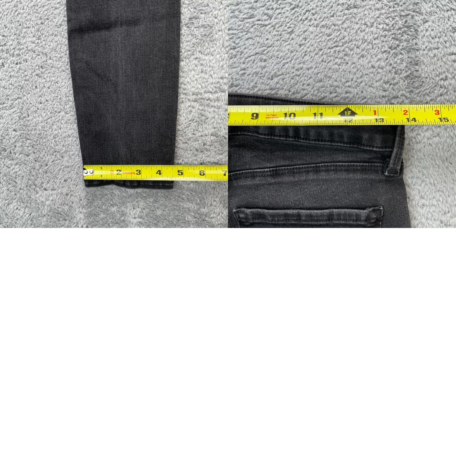 L'AGENCE VINTAGE L'AGENCE Jeans Womens 29 Black Skinny High Rise Cotton USA Made City Preppy Mens Womens Size 28" / US 6 / IT 42 - 8 Thumbnail