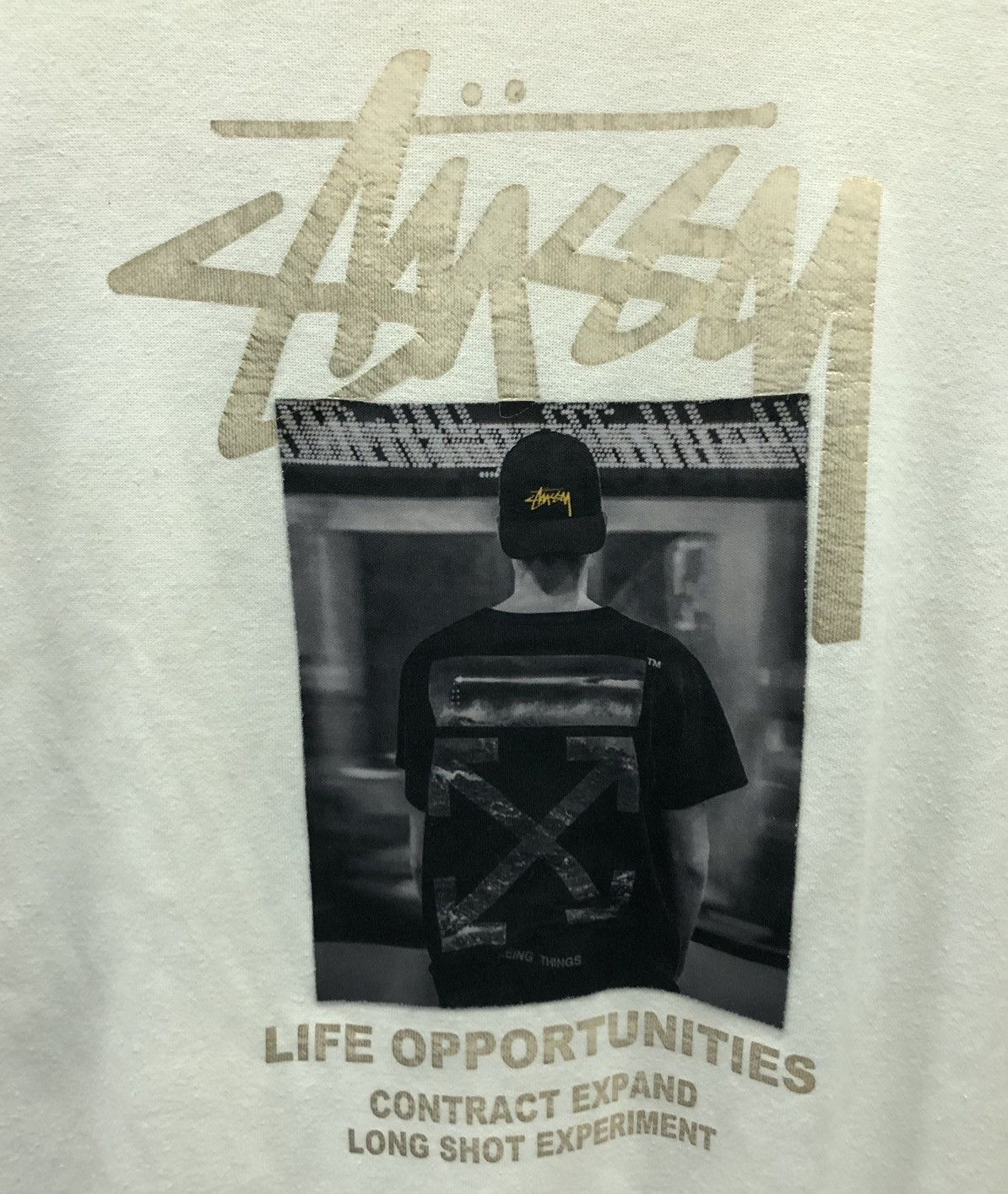 Stussy Vintage Stüssy Life Opportunities Graphic Sweatshirt – White Size US L / EU 52-54 / 3 - 3 Thumbnail