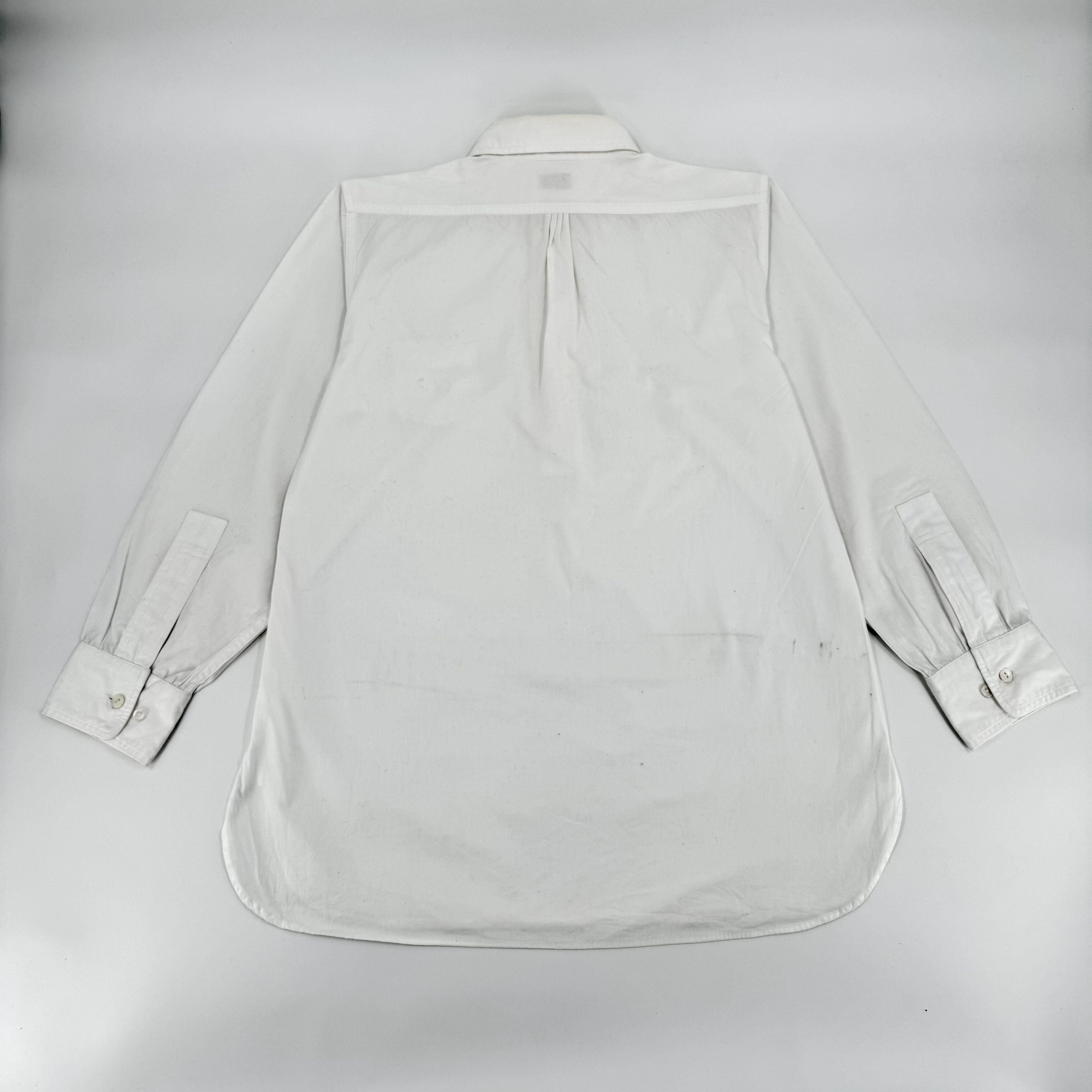 At Last & Co At Last & Co. Timeworn Clothing White Pullover Shirt 14.5 Size US S / EU 44-46 / 1 - 5 Thumbnail