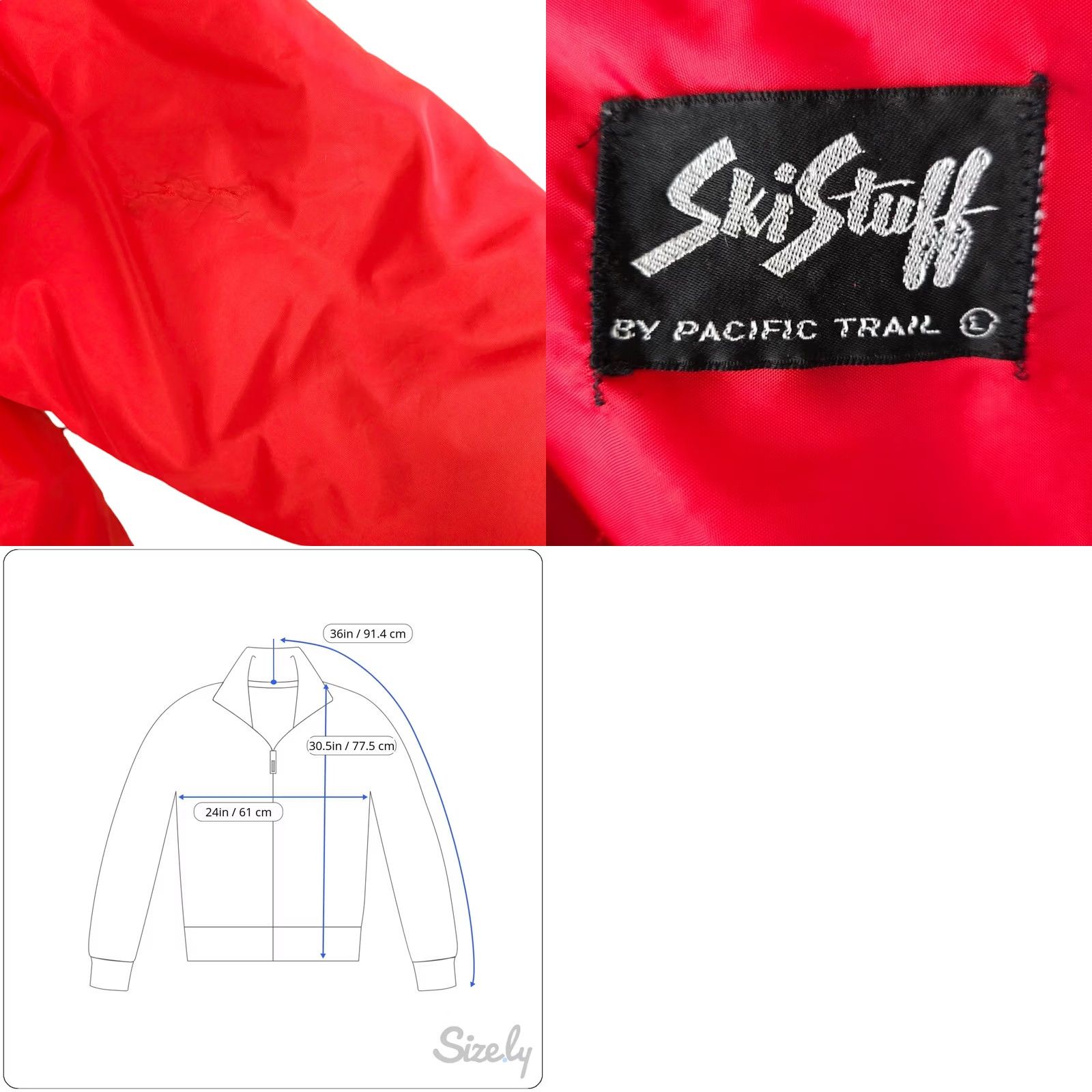 Vintage VINTAGE Pacific Trail Puffer Jacket Mens Size L Red 80s Goose Down Nylon Zip Winter Ski Streetwear Size US L / EU 52-54 / 3 - 8 Thumbnail
