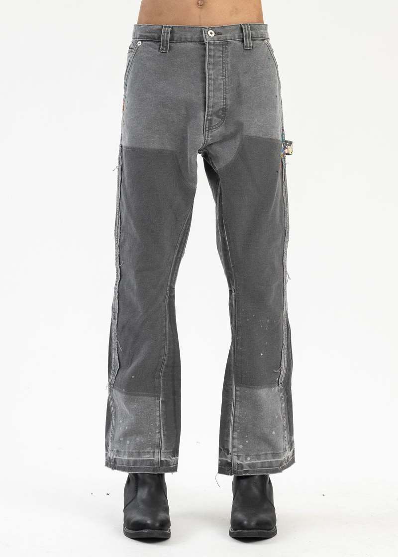 Gallery Dept. o1mle0226 La Flare Jeans in Charcoal Gray Size US 32 / EU 48 - 1 Thumbnail