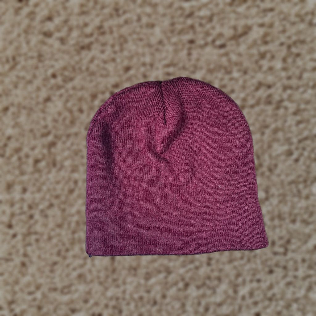 Walmart Walmart Beanie Hat Unisex Adults One Size Purple Knit 100% Acrylic Beanie Ski Season Winter Fall Spring Summer Mens Womens Boys Girls Size ONE SIZE - 1 Thumbnail
