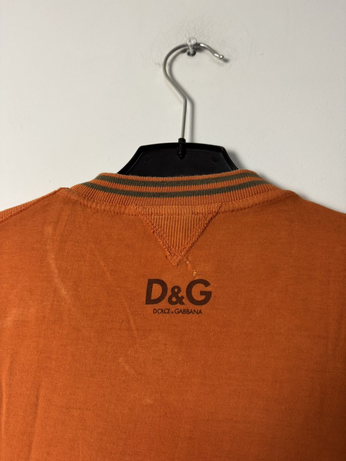 Dolce & Gabbana Archive Dolce & Gabbana D&G Freedom Graphic Tee Orange Y2K Size US L / EU 52-54 / 3 - 14 Thumbnail