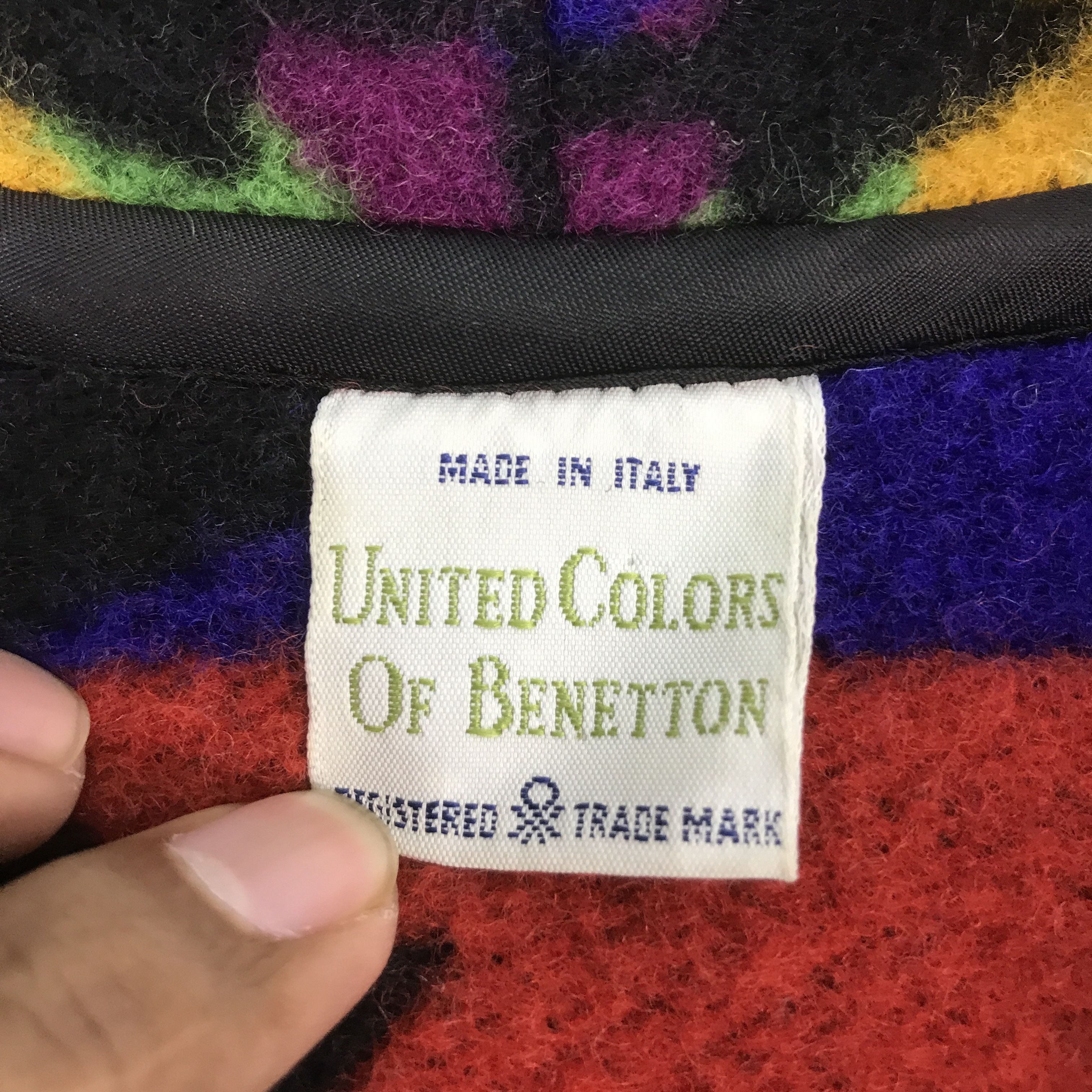 United Colors Of Benetton VTG UNITED COLORS OF BENETTON NAVAJO VEST Size US M / EU 48-50 / 2 - 6 Thumbnail